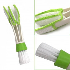 Air conditioner vent cleaning brush