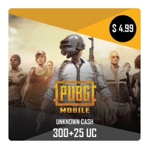 شحن PUBG Mobile 300+25 UC